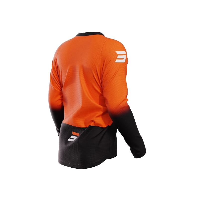 Motorcross trui Shot Devo Reflex zwart-oranje uitverkoop