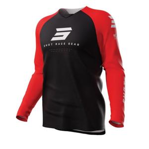 Motorcross trui Shot Raw Escape zwart-rood uitverkoop