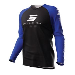 Motorcross trui Shot Raw Escape zwart en blauw uitverkoop