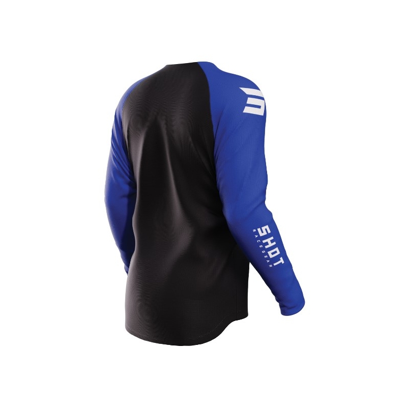 Motorcross trui Shot Raw Escape zwart en blauw uitverkoop