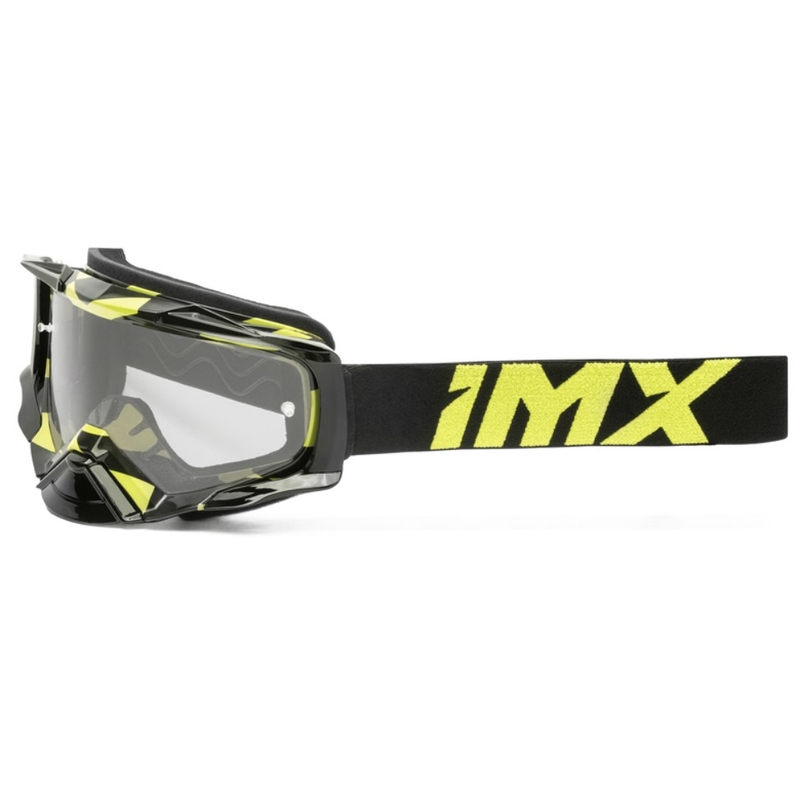 Motorcrossbril iMX Dust Graphic zwart-fluo geel