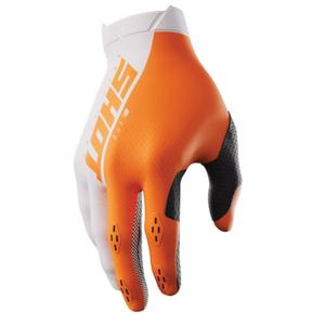 Motorcross handschoenen Shot Lite wit-oranje uitverkoop