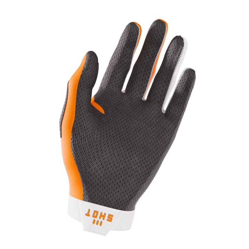 Motorcross handschoenen Shot Lite wit-oranje uitverkoop