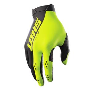Motorcross handschoenen Shot Lite zwart-fluo geel uitverkoop
