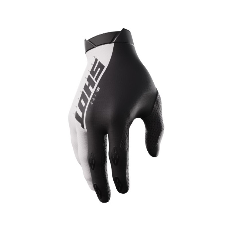 Motorcross handschoenen Shot Lite zwart en wit