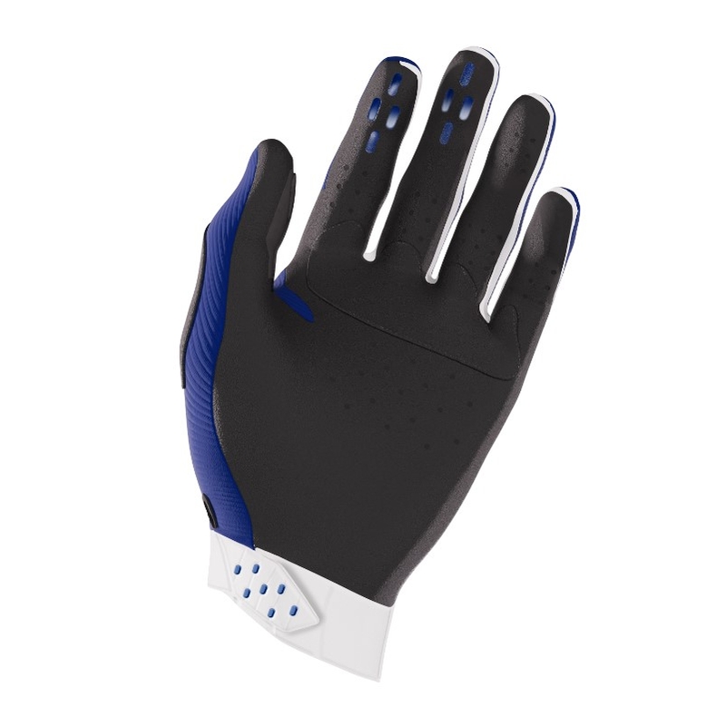 Motorcross handschoenen Shot Race wit-blauw