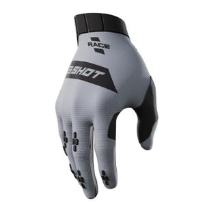 Motorcross handschoenen Shot Race zwart-grijs
