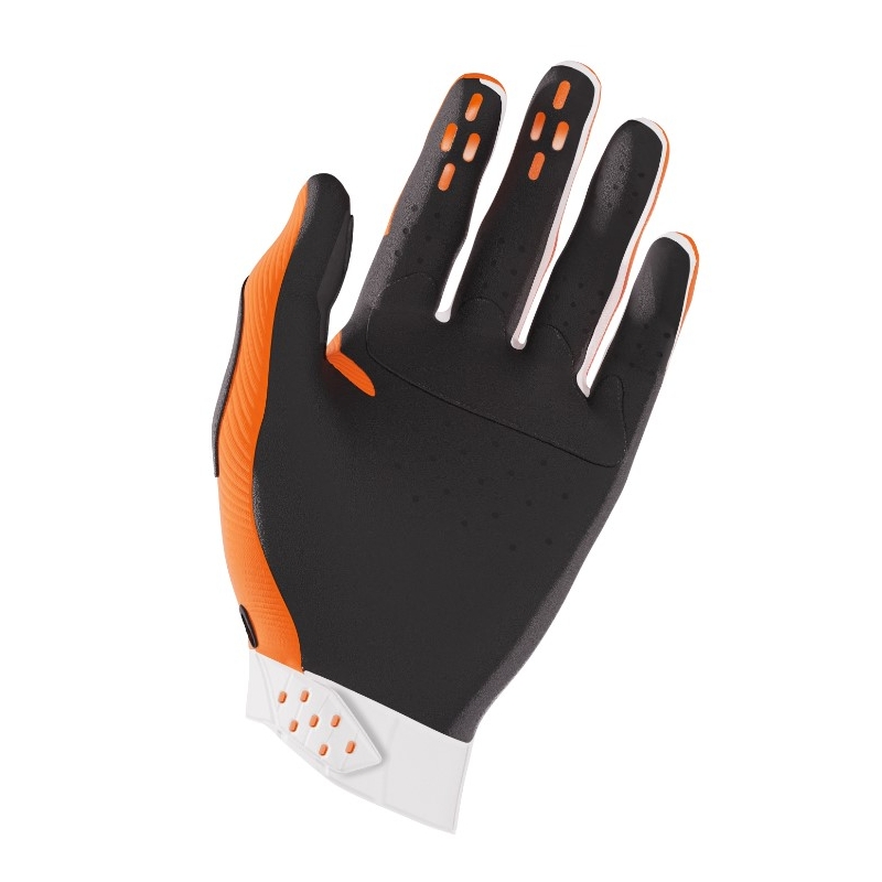 Motorcross handschoenen Shot Race wit-oranje