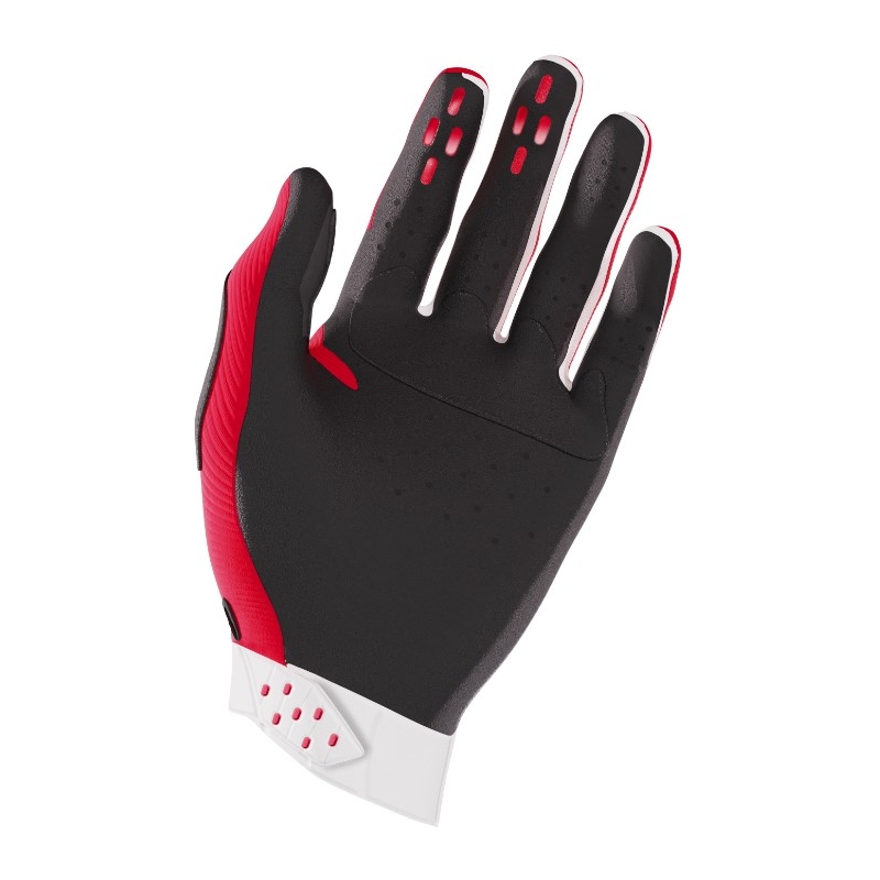 Motorcross handschoenen Shot Race wit-rood