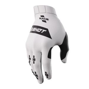 Motorcross handschoenen Shot Race wit-zwart