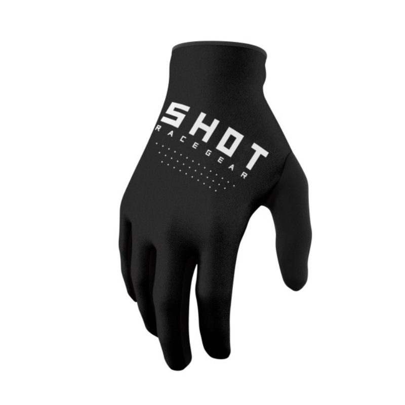 Motorcross handschoenen Shot Raw zwart wit uitverkoop