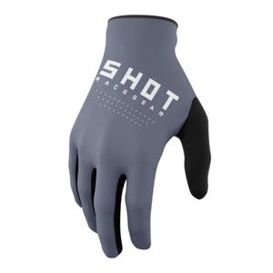 Motorcross handschoenen Shot Raw zwart-wit-grijs uitverkoop