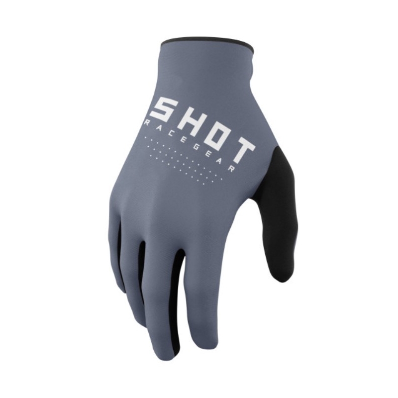 Motorcross handschoenen Shot Raw zwart-wit-grijs uitverkoop