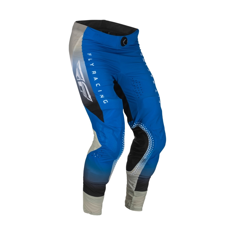 Motorcrossbroek FLY Racing Lite 2023 blauw-grijs-zwart uitverkoop