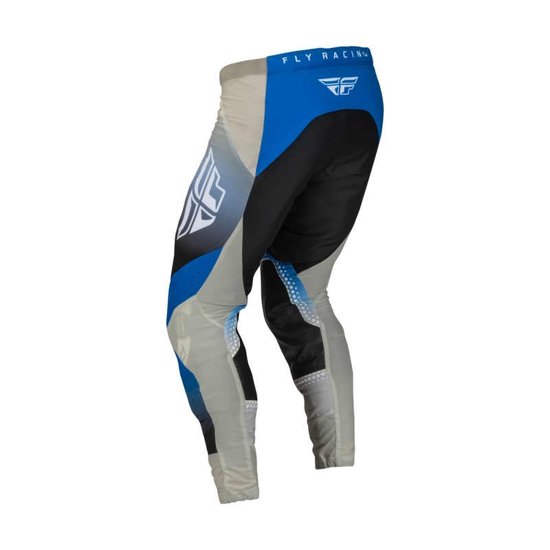 Motorcrossbroek FLY Racing Lite 2023 blauw-grijs-zwart uitverkoop