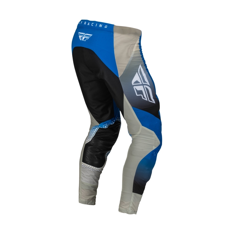 Motorcrossbroek FLY Racing Lite 2023 blauw-grijs-zwart uitverkoop
