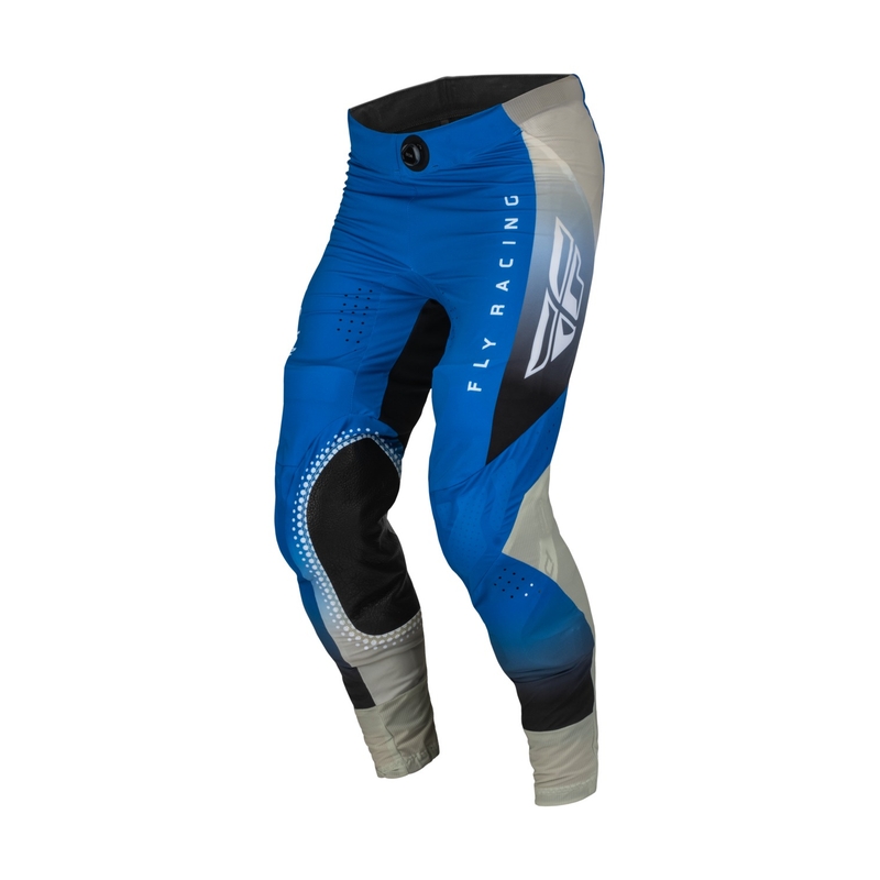 Motorcrossbroek FLY Racing Lite 2023 blauw-grijs-zwart uitverkoop