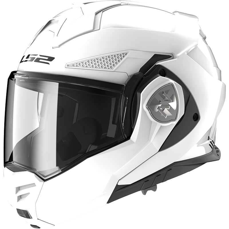 LS2 FF901 Advant X Solid Wit Opvouwbare Motorhelm
