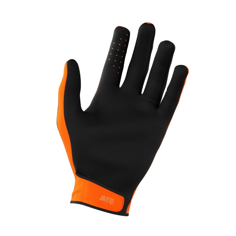 Motorcross handschoenen Shot Raw zwart-wit-oranje uitverkoop