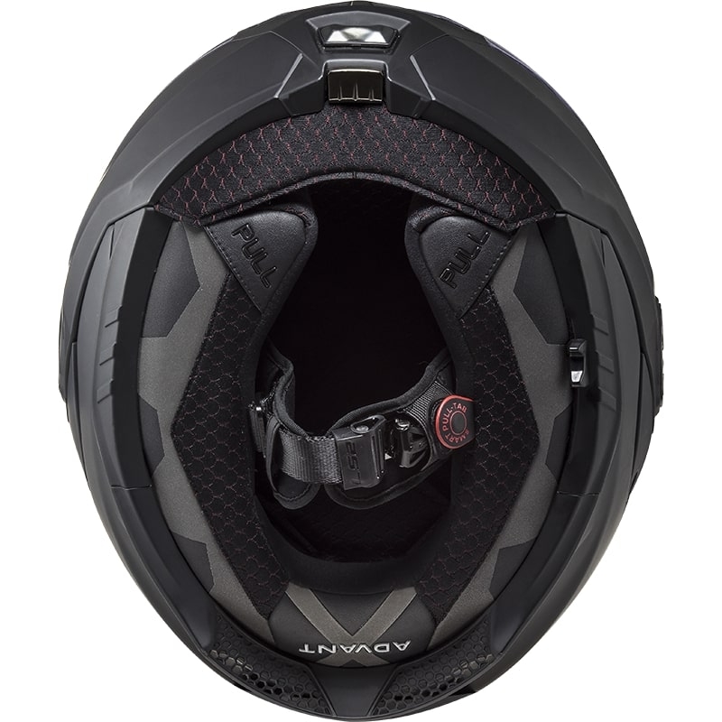 LS2 FF901 Advant X Solid Black Matte Opvouwbare Motorhelm