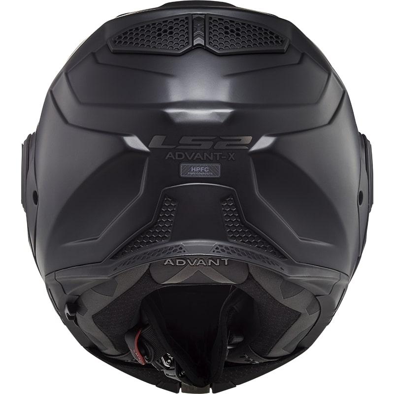 LS2 FF901 Advant X Solid Black Matte Opvouwbare Motorhelm