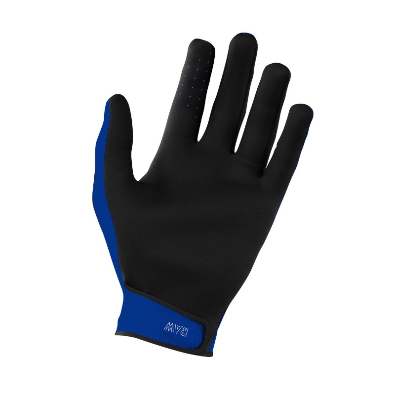Motorcross handschoenen Shot Raw zwart-wit-blauw uitverkoop