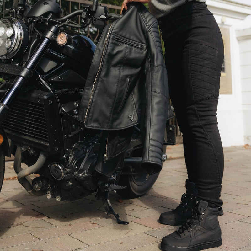 Damesschoenen Rebelhorn Ash Zwart Motorcycle Jeans uitverkoop