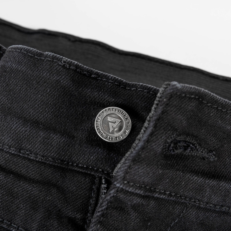 Damesschoenen Rebelhorn Ash Zwart Motorcycle Jeans uitverkoop