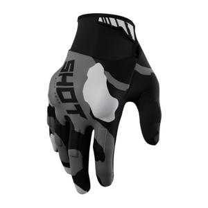 Motorcross handschoenen Shot Drift Camo zwart-kamo grijs uitverkoop