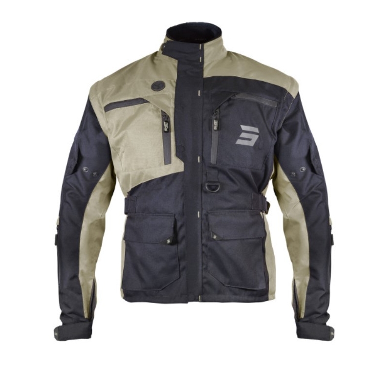Shot Racetech Zwart en Bruin Motorjack uitverkoop