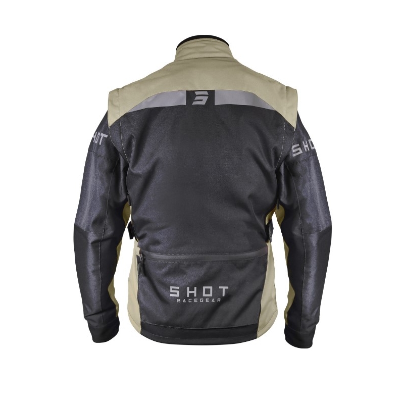 Shot Racetech Zwart en Bruin Motorjack uitverkoop