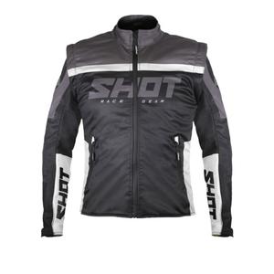 Softshell jas Shot Softshell Lite 2.0 zwart/wit uitverkoop