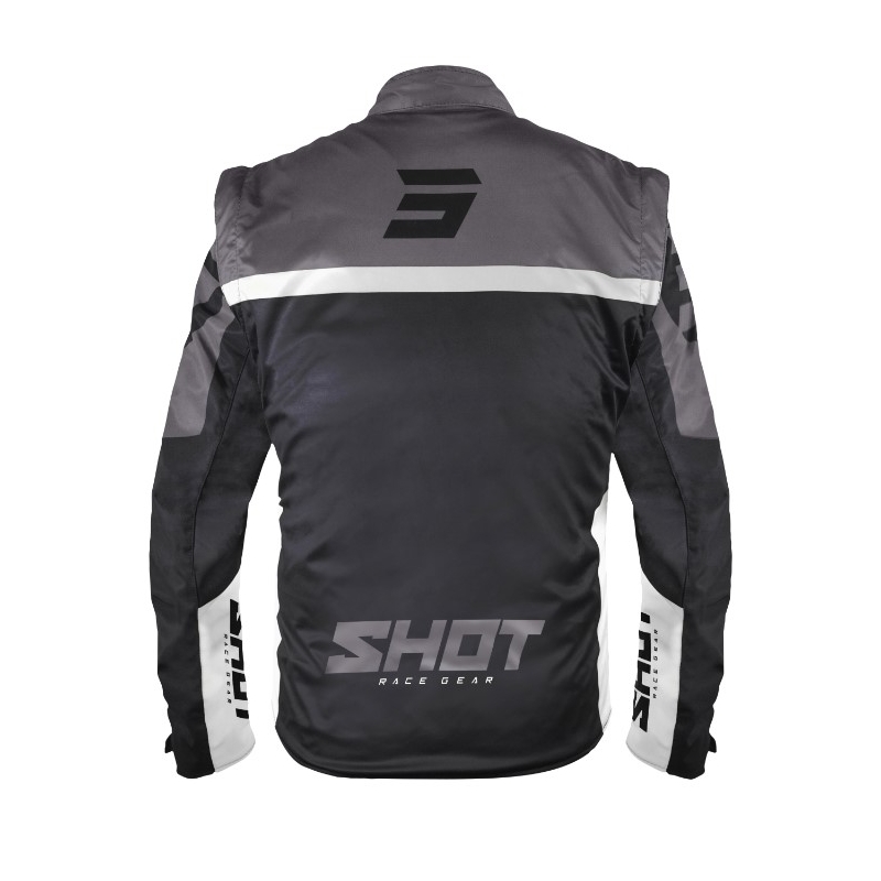Softshell jas Shot Softshell Lite 2.0 zwart/wit uitverkoop
