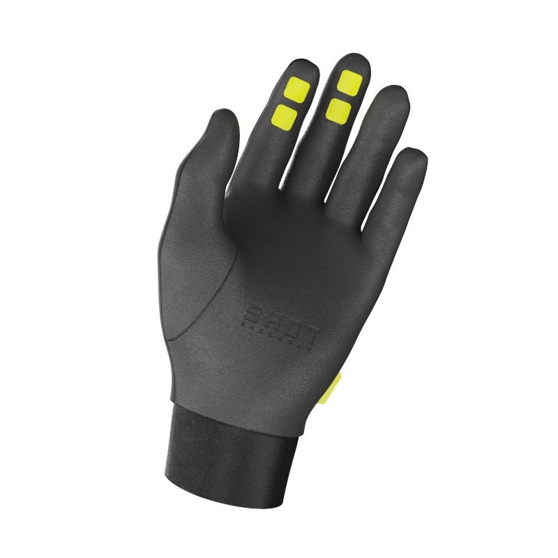 Motorcross handschoenen Shot Climatic 3.0 zwart-fluo geel