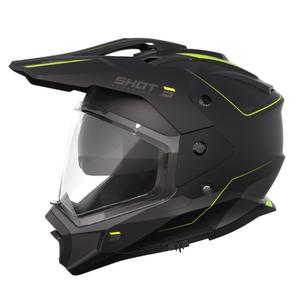 Enduro Helm Shot Trek Rally zwart-fluo geel
