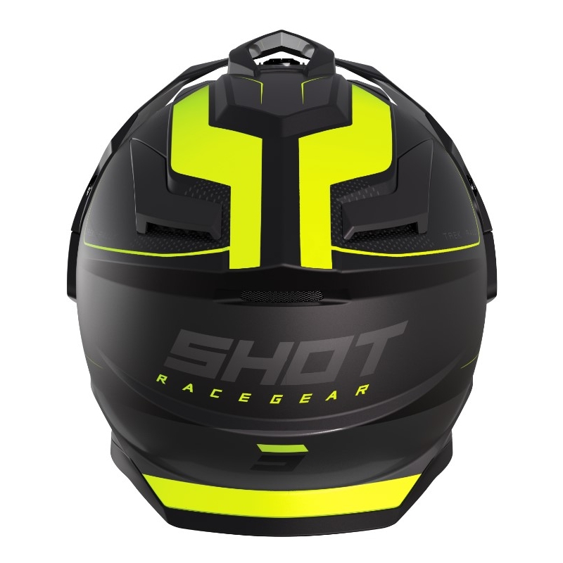 Enduro Helm Shot Trek Rally zwart-fluo geel