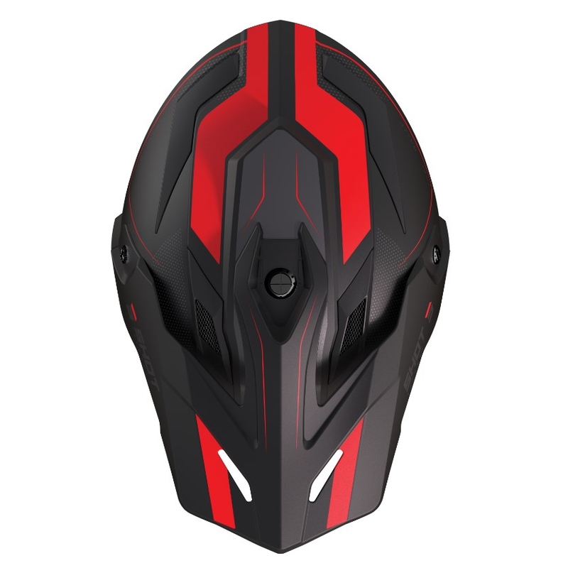 Enduro Helm Shot Trek Rally zwart-rood