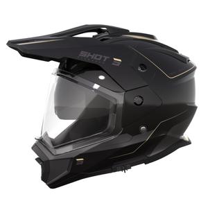 Enduro Helm Shot Trek Rally zwart en beige