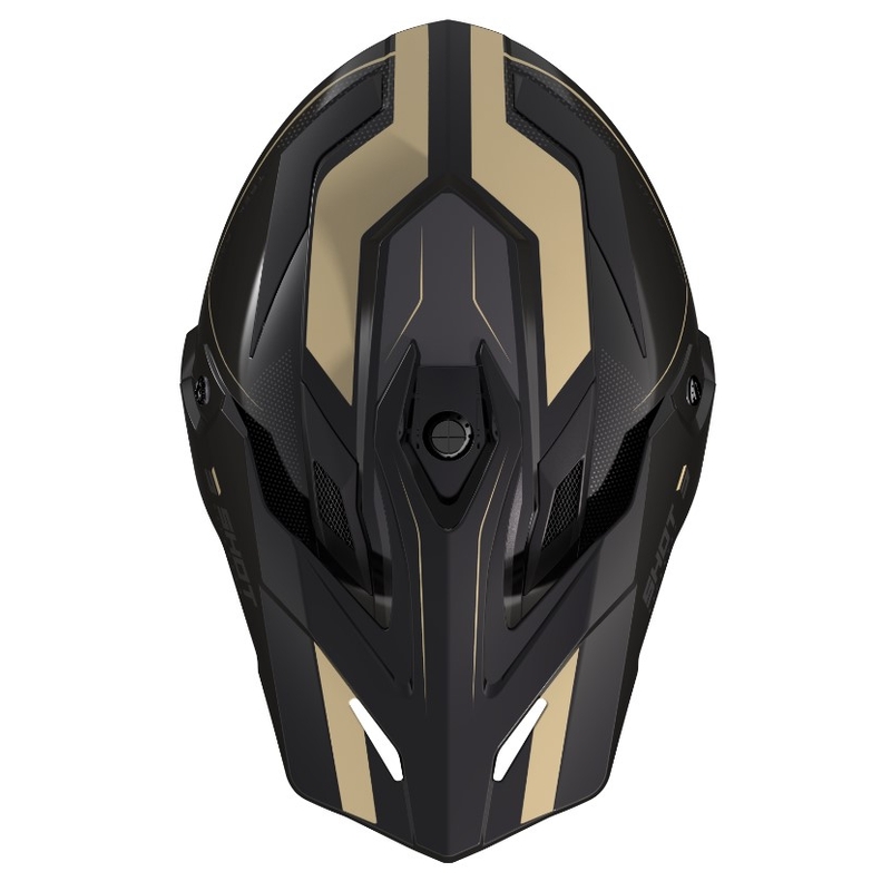 Enduro Helm Shot Trek Rally zwart en beige