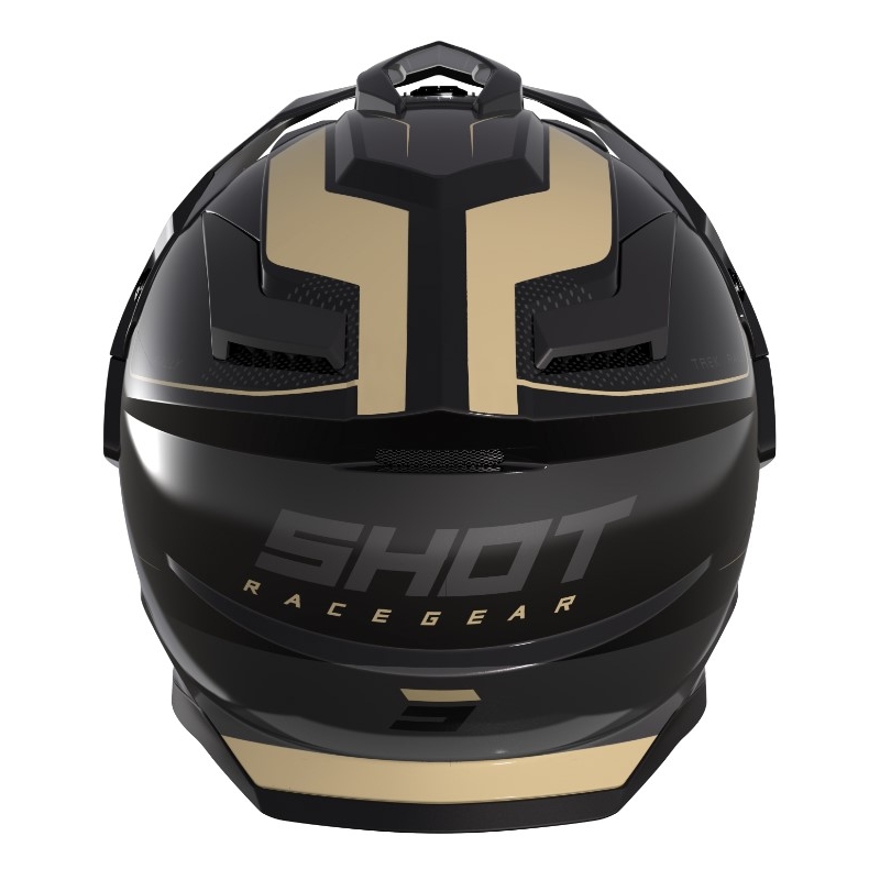 Enduro Helm Shot Trek Rally zwart en beige