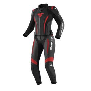 Shima Miura 2.0 Motoroverall voor dames Zwart en rood