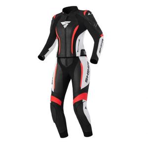 Shima Miura 2.0 zwart-wit-fluorode motoroverall voor dames