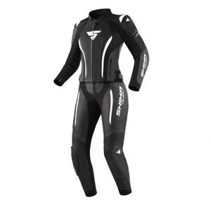 Shima Miura 2.0 zwart-witte motoroverall voor dames