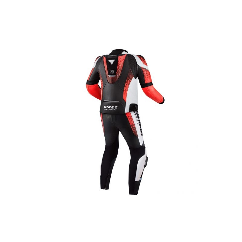 Shima STR 2.0 zwart-wit-fluorode motoroverall