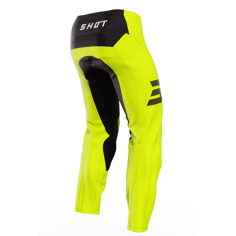 Dětské motokrosové kalhoty Shot Raw Kid Escape černo-fluo žluté výprodej