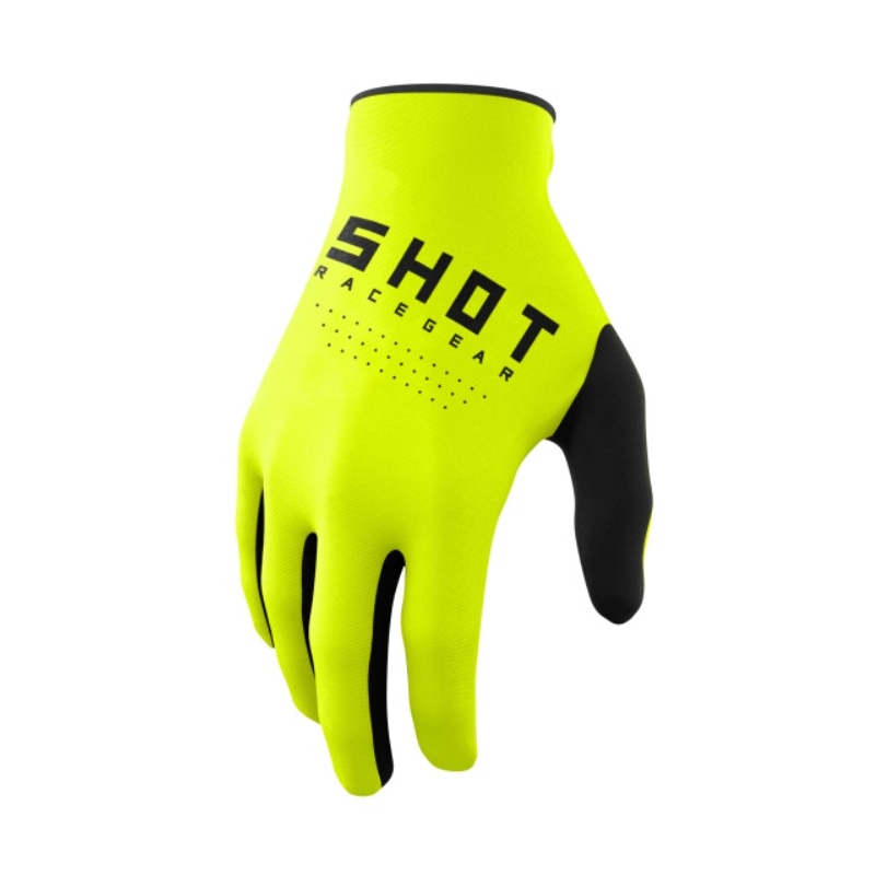 Motorcrosshandschoenen Shot Raw Kid fluo geel uitverkoop