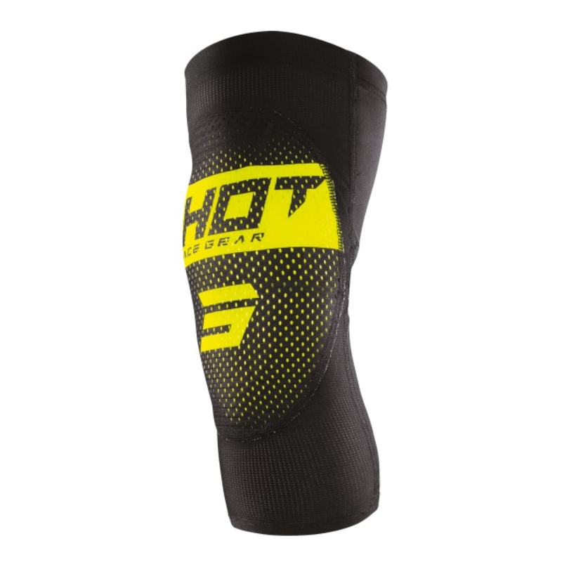 Shot Airlight Kniebeschermers Zwart-Fluo Geel