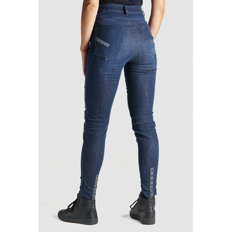 Damesfietsjeans PANDO MOTO Kusari Cor 02 blauw uitverkoop