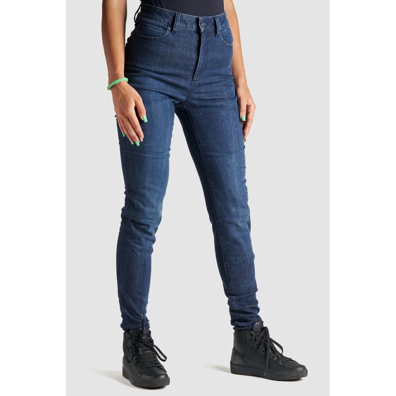 Damesfietsjeans PANDO MOTO Kusari Cor 02 blauw uitverkoop