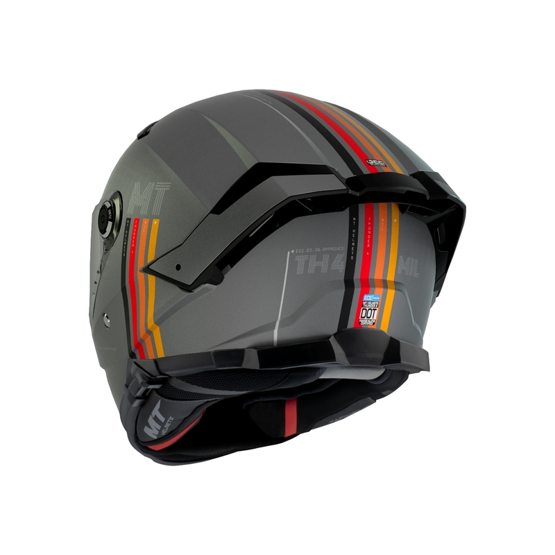 Integrální přilba na motorku MT Thunder 4 SV Mil C2 šedá matná výprodej